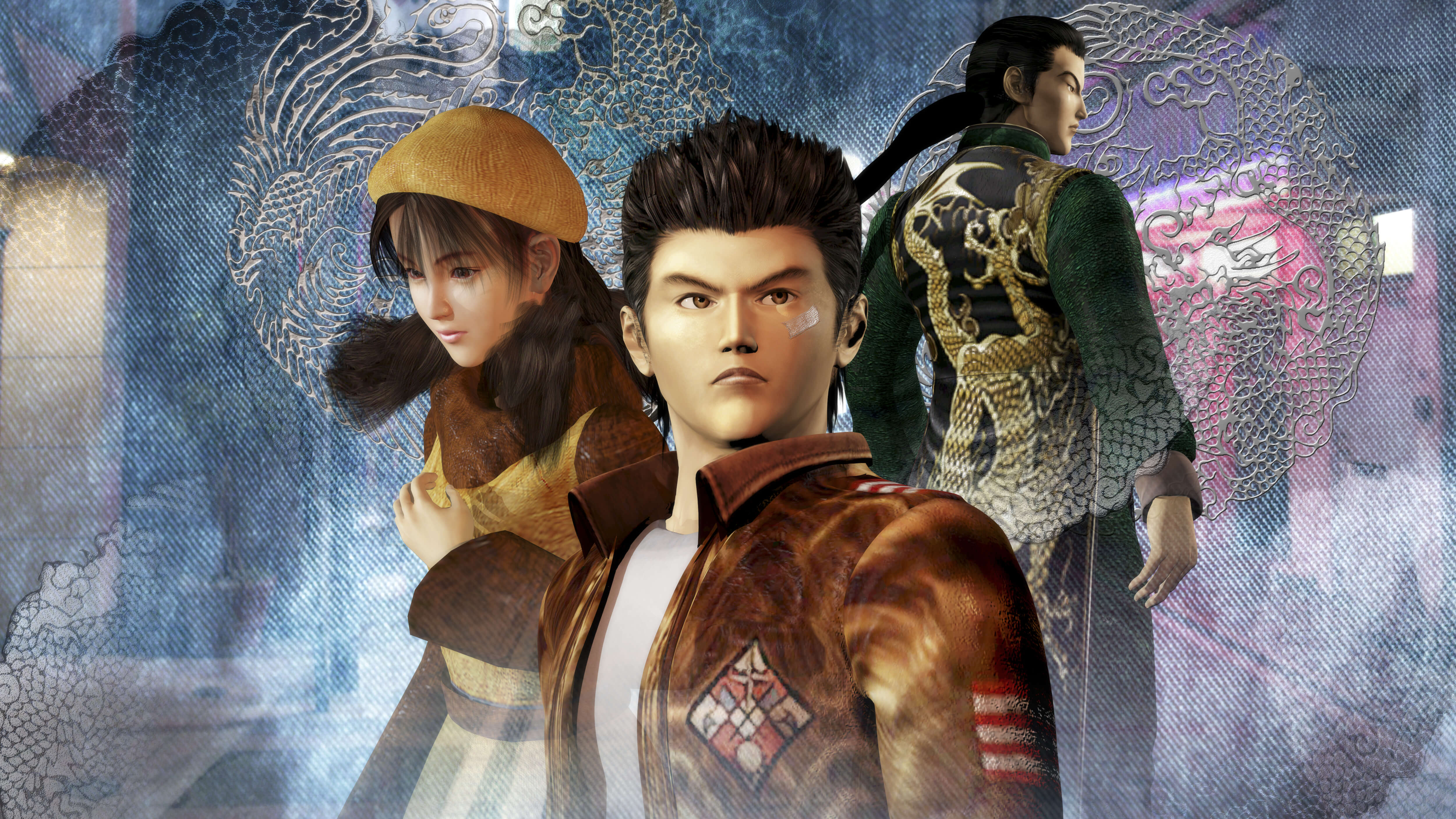 Shenmue Iconic Cast 4K Wallpaper • GamePhD