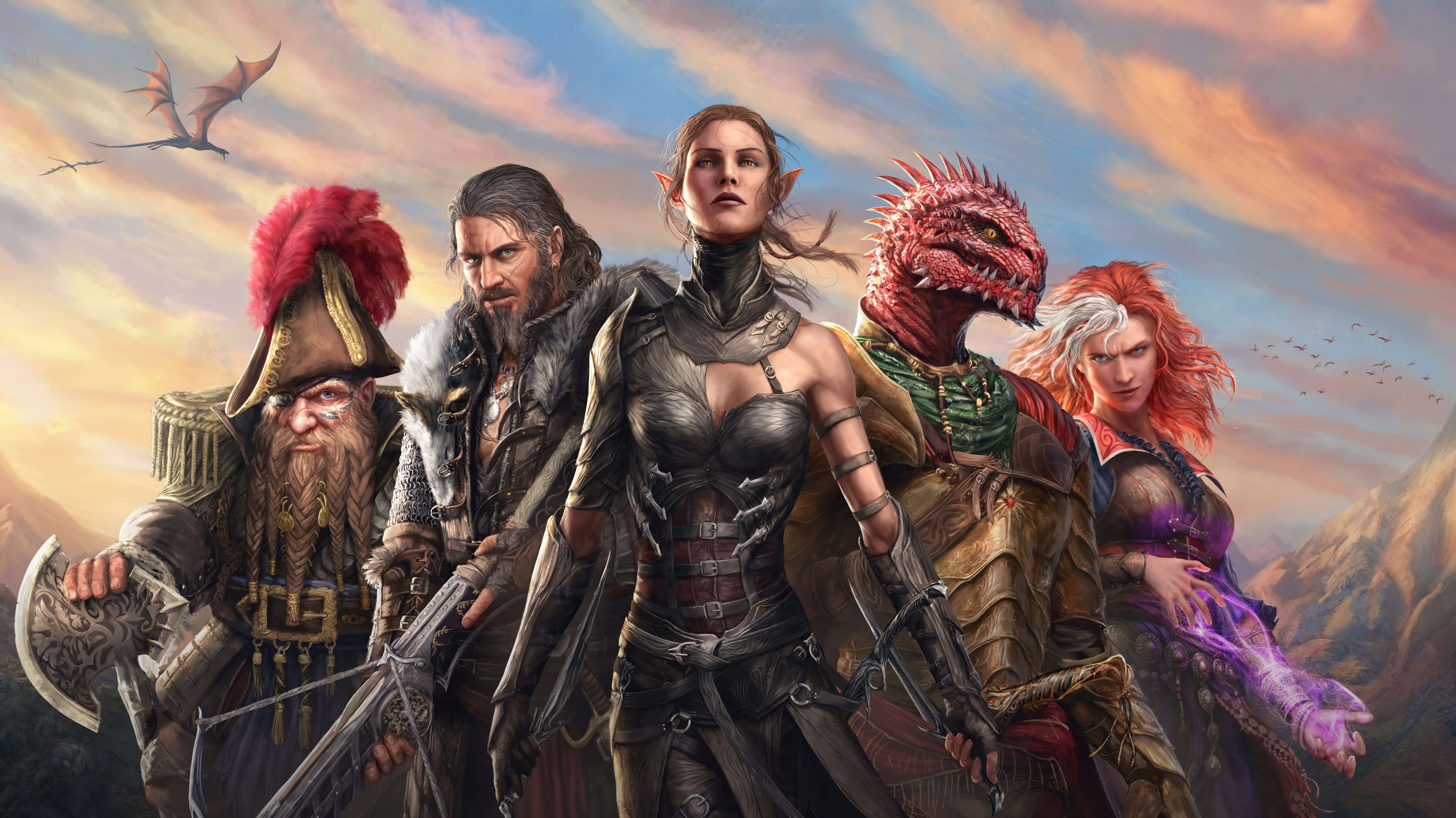 Divinity Original Sin 2 Artwork 4k Wallpaper Gamephd