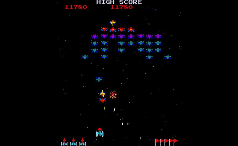 Play Galaxian (Namco set 1) • Arcade GamePhD