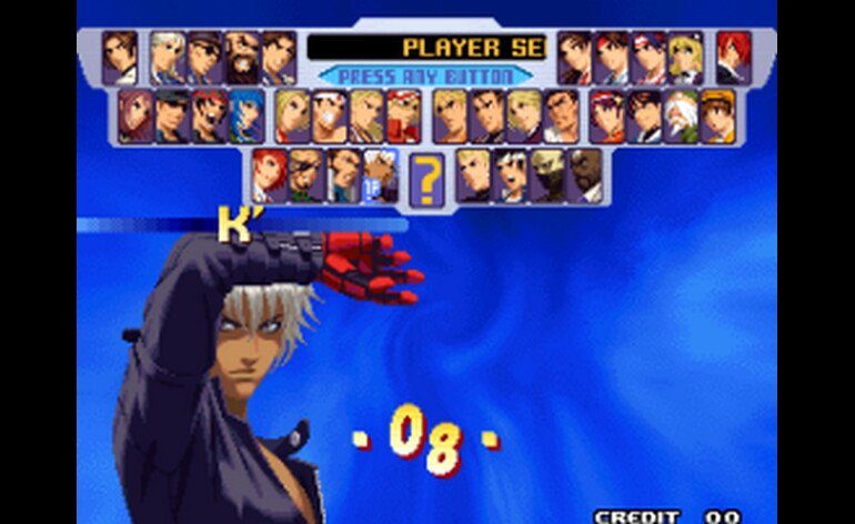 The King of Fighters 2000 Playstation 2 ver. EGHT hack only enable in AES mode