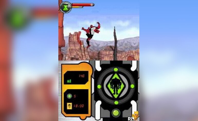 ben 10 protector of earth ds gameplay