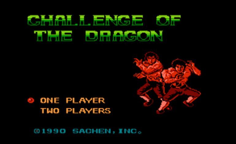 Challenge of the Dragon Asia Unl Sachen NES