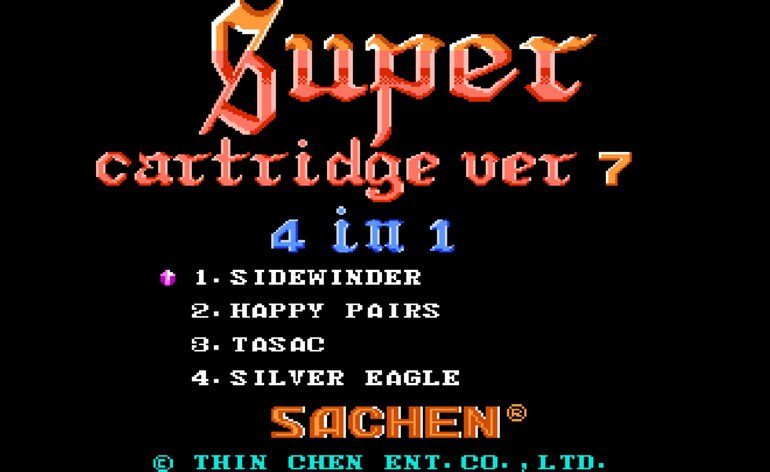 Super Cartridge Ver 7 4 in 1 Asia Unl