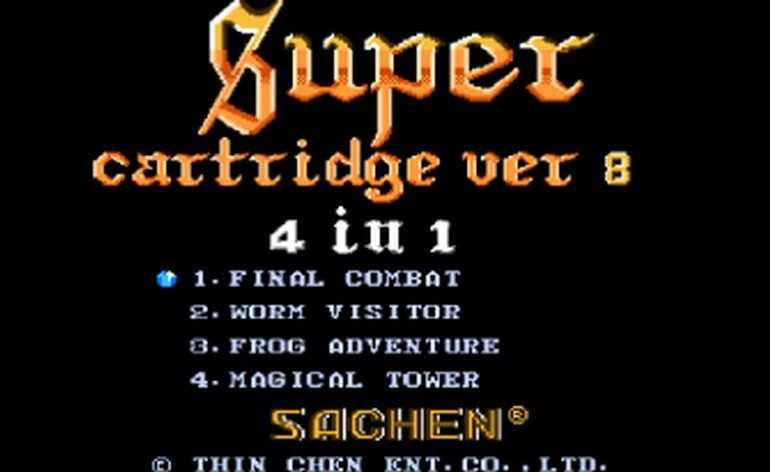 Super Cartridge Ver 8 4 in 1 Asia Unl