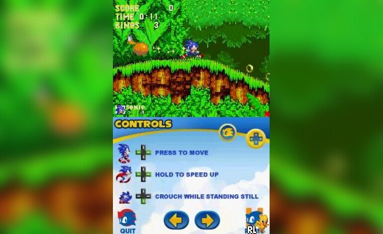 Sonic Classic Collection USA En Fr Es NDSi Enhanced