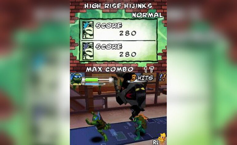 Teenage Mutant Ninja Turtles Arcade Attack USA En Fr Es
