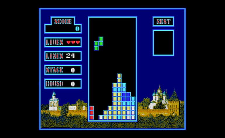 Play Tetris • MSX2 GamePhD