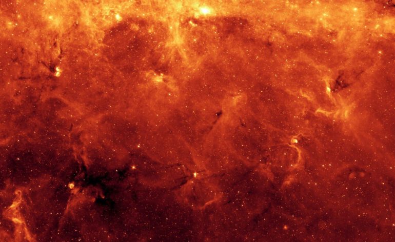 Orange Galaxy Supercluster 4K Wallpaper • GamePhD