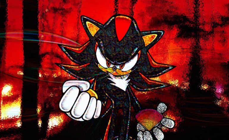 Shadow The Hedgehog Stained Glass 4k Wallpaper Gamephd