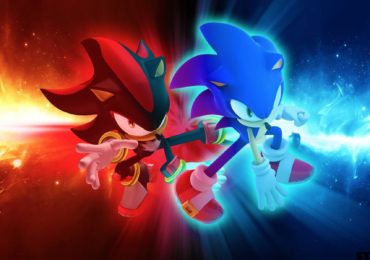 sonic and shadow outer space hd wallpaper